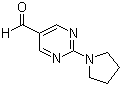 结构式 CAS# 937796-10-6, 2-(吡咯烷-1-基)嘧啶-5-甲醛