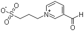 结构式 CAS# 93803-27-1, 3-甲酰基-1-(3-磺酸丙基)吡啶鎓