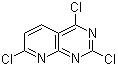 2,4,7-Trichloropyrido[2,3-d]pyrimidine molecular structure (CAS 938443-20-0)