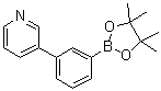 structure of CAS# 939430-30-5, 3-(3-(4,4,5,5-Tetramethyl-1,3,2-dioxaborolan-2-yl)phenyl)pyridine