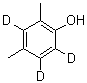 4,6-二甲基苯酚-2,3,5-d<sub>3</sub>分子结构 (CAS 93951-75-8)