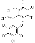 3,3'-(Dichloroethenylidene)bis[6-chlorobenzene-1,2,4,5-d<sub>4</sub>] molecular structure (CAS 93952-19-3)