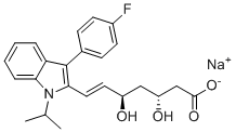 结构式 CAS# 93957-58-5, 氟伐他汀 EP 杂质A钠盐