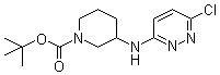 3-[(6-氯-3-哒嗪基)氨基]-1-哌啶甲酸叔丁酯分子结构 (CAS 939986-11-5)