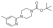structure of CAS# 939986-26-2, 4-(4-Methyl-2-pyridinyl)-1-piperazinecarboxylic acid tert-butyl ester