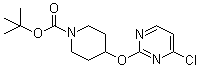 4-[(4-Chloro-2-pyrimidinyl)oxy]-1-piperidinecarboxylic acid tert-butyl ester molecular structure (CAS 939986-46-6)