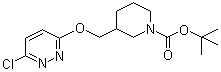 3-[[(6-氯-3-哒嗪基)氧基]甲基]-1-哌啶甲酸叔丁酯分子结构 (CAS 939986-58-0)