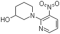 1-(3-Nitro-2-pyridinyl)-3-piperidinol molecular structure (CAS 939986-66-0)