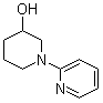 structure of CAS# 939986-68-2, 1-(2-Pyridinyl)-3-piperidinol