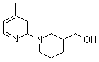 结构式 CAS# 939986-82-0, 1-(4-甲基-2-吡啶基)-3-哌啶甲醇