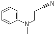 N-Cyanoethyl-N-methylaniline molecular structure (CAS 94-34-8)