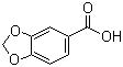 structure of CAS# 94-53-1, Piperonylic acid;3,4-Methylenedioxybenzoic acid; 1,3-Benzodioxole-5-carboxylic acid