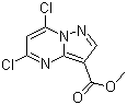 结构式 CAS# 940284-55-9, 5,7-二氯吡唑并[1,5-a]嘧啶-3-甲酸甲酯