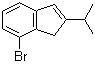 7-Bromo-2-(1-methylethyl)-1H-indene molecular structure (CAS 940884-86-6)