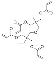 Ditrimethylolpropane tetraacrylate molecular structure (CAS 94108-97-1)