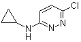 6-Chloro-N-cyclopropyl-3-pyridazinamine molecular structure (CAS 941294-45-7)