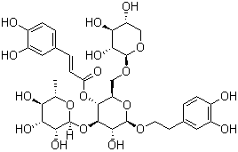 连翘酯苷 F分子结构 (CAS 94130-58-2)