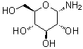 alpha-D-Glucopyranosylamine molecular structure (CAS 94131-70-1)