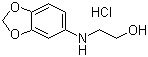 N-(2-Hydroxyethyl)-3,4-methylenedioxyaniline hydrochloride molecular structure (CAS 94158-14-2)