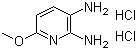 structure of CAS# 94166-62-8, 2,3-Diamino-6-methoxypyridine dihydrochloride;6-methoxypyridine-2,3-diamine dihydrochloride