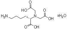 N2,N2-bis(carboxymethyl)-L-Lysine hydrate (1:?) molecular structure (CAS 941689-36-7)