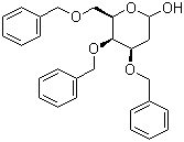 3,4,6-Tri-O-benzyl-2-deoxy-D-galactopyranose molecular structure (CAS 94189-64-7)