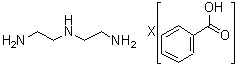 N-(2-Aminoethyl)-1,2-ethanediamine benzoate molecular structure (CAS 94200-25-6)