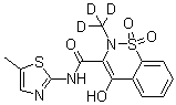 Meloxicam-d<sub>3</sub> molecular structure (CAS 942047-63-4)