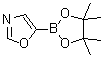 5-(4,4,5,5-Tetramethyl-1,3,2-dioxaborolan-2-yl)-1,3-oxazole molecular structure (CAS 942070-84-0)