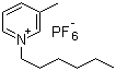 1-Hexyl-3-methylpyridinium hexafluorophosphate molecular structure (CAS 942196-38-5)