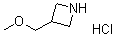 structure of CAS# 942308-06-7, 3-Methoxymethylazetidine hydrochloride