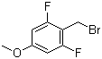 2,6-Difluoro-4-methoxybenzyl bromide molecular structure (CAS 94278-68-9)