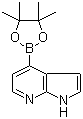 structure of CAS# 942919-26-8, 7-Azaindole-4-boronic acid pinacol ester;4-(4,4,5,5-Tetramethyl-1,3,2-dioxaborolan-2-yl)-1H-pyrrolo[2,3-b]pyridine