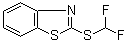 2-[(二氟甲基)硫基]苯并噻唑分子结构 (CAS 943-08-8)