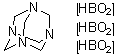1,3,5,7-四氮杂三环[3.3.1.1(3,7)]癸烷三偏硼酸盐分子结构 (CAS 94313-53-8)