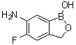 5-Fluoro-1,3-dihydro-1-hydroxy-2,1-benzoxaborol-6-amine molecular structure (CAS 943311-50-0)