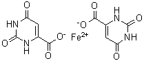 Ferrous orotate molecular structure (CAS 94333-36-5)