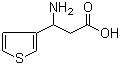 3-Amino-3-(thiophen-3-yl)propanoic acid molecular structure (CAS 94333-62-7)