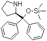 (R)-Diphenylprolinol trimethyl silyl ether molecular structure (CAS 943757-71-9)