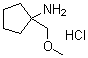 1-(Methoxymethyl)cyclopentanamine hydrochloride (1:1) molecular structure (CAS 944146-30-9)