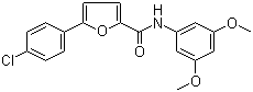 5-(4-Chlorophenyl)-N-(3,5-dimethoxyphenyl)-2-furancarboxamide molecular structure (CAS 944261-79-4)
