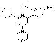 NVP-BKM-120 molecular structure (CAS 944396-07-0)