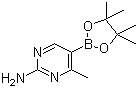 结构式 CAS# 944401-55-2, 4-甲基-2-氨基嘧啶-5-硼酸频哪醇酯