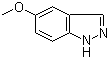 5-甲氧基-1H-吲唑分子结构 (CAS 94444-96-9)