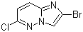 2-溴-6-氯咪唑并[1,2-b]哒嗪分子结构 (CAS 944902-75-4)