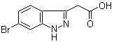 6-Bromo-1H-indazole-3-acetic acid molecular structure (CAS 944904-66-9)