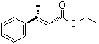 (E)-3-苯基-2-丁烯酸乙酯分子结构 (CAS 945-93-7)