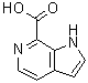 结构式 CAS# 945840-82-4, 1H-吡咯并[2,3-c]吡啶-7-羧酸