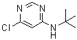 6-氯-N-(1,1-二甲基乙基)-4-嘧啶胺分子结构 (CAS 945896-38-8)