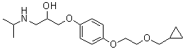 Cicloprolol molecular structure (CAS 94651-09-9)